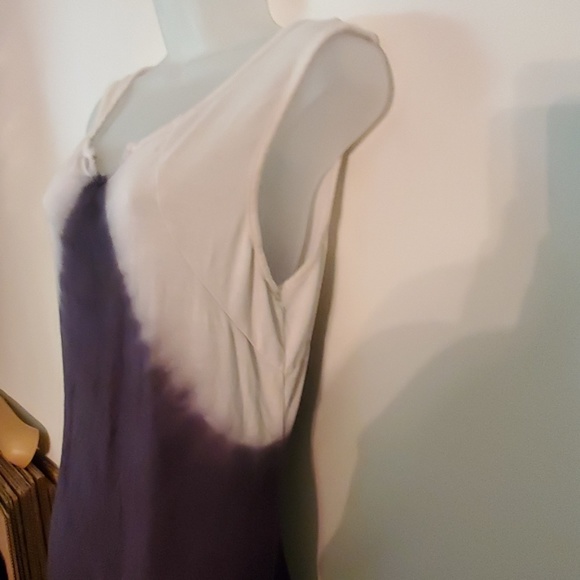 Venus Grey Cream Tunic Tank Top Womens Size Large - Picture 3 of 3